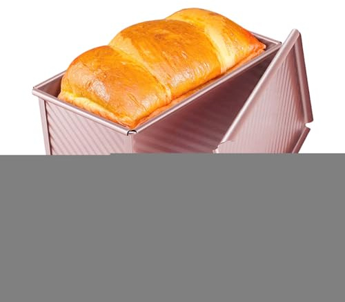 Generico Bread Pan with Lid for Oven, Non-Stick Bread Pan | Reusable Anti-Rust Muffin for Home Use Kitchen Storage Toaster Pastry