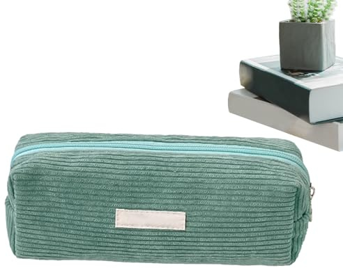 Raypontia 21x10cm Cord Federmäppchen, Mäppchen Federmäppchen, Federtasche Stiftemäppchen Mäppchen, Multifunktionale Organizer Für Stifte Für Schule, Arbeit Oder Reisen