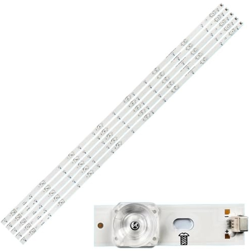 LED-Hintergrundbeleuchtungsstreifen für 43PUS6704, 43PUS7304, 43PUS6754, 43PUS7855/12, 43PUS7304/12 für LB4310D V0_00 EVERLIGHT LBM430M0801-EU-1(HF)(0)(8 set)