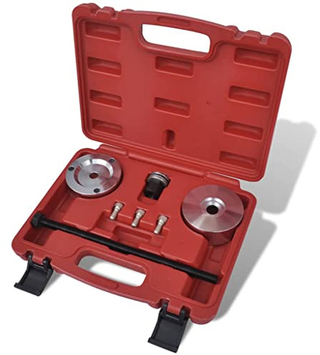 Runheo Silentlager - Set di attrezzi per asse posteriore Fiat in acciaio al carbonio, 27 x 21,5 x 6 cm, valigetta soffiata per montaggio, smontaggio, officina, riparazione su Fiat Stilo, Bravo e