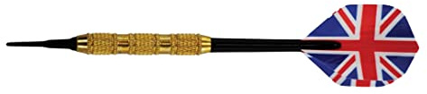 Karella Blister Darts 18 g für Steel oder Softdart, Dartpfeile aus Iron mit Shaft und Flights