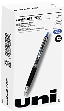san61256 – Uni-Ball Signo Gel 207 Roller Ball Retractable Gel Pen