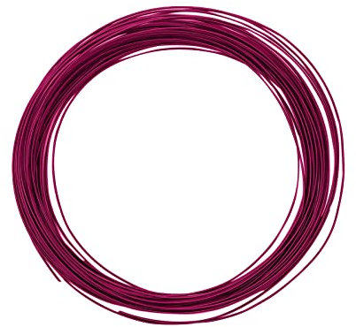 Vaessen Creative 24250-006 Aludraht Schmuck 0,8 mm x 15 m, Biegsam Schmuckdraht, Aluminium, rosa, 1500 x 0.011 x 0.2 cm
