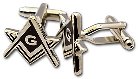 The Masonic Exchange Manschettenknöpfe Freimaurer Neuheit 2,5 x 2,5 cm