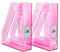 Acrimet Stehsammler Zeitschriftensammler Organizer (Kunststoff) (Rosa Transparent Farbe) (2 Stück)