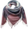 Glamexx24 XXL Schal Kuschelige warme Karo Tuch Scarf Damen Poncho Schal Oversized Deckenschal, Grau Beige Panna, Einheitsgröße