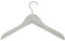 HAY Kleiderbügel Set Soft Coat Hanger aus Gummi und Aluminium in der Farbe Grau, Maße: BxHxT 44x27x1cm, 500079