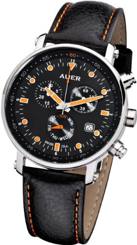 AUER Alpine Glow AU-ZU-611-BOrL Herrenchronograph Swiss ISA