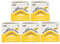 Nasara Original Kinesiologie Physio Tape für Sport und Medizin, Rollengröße 5cm x 5m, 5 Rollen, Gelb