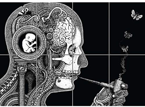 Doppelganger33 LTD Psychedelic Weird XL Giant Panel Poster Art Print (8 Sections)