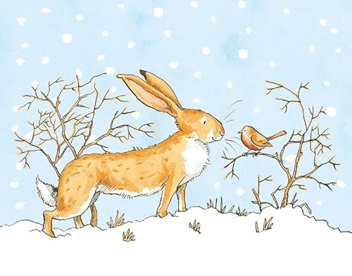 The Spirit of Christmas Range, Guess How Much I Love You - Little Nutbrown Hare & Robin Design, 8 Pack