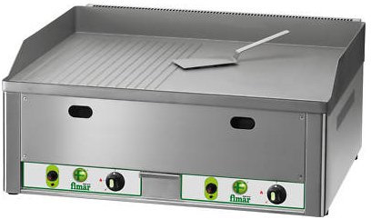 Fry glatte Oberseite mit Gas aus der Sitzbank Platte 66 cm gesäumt von x60x30 RS 1169