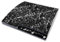 Skins4u Aufkleber Design Schutzfolie Vinyl Skin kompatibel mit Sony PS3 Playstation 3 Slim Konsole Shattered Black Grey