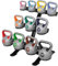 GORILLA SPORTS® Kettlebell - 2kg, 3kg, 4kg, 5kg, 6kg, 8kg, 10kg, 12kg, 14kg, 16kg, 18kg, 20kg Gewichte, Einzeln/Set, mit/ohne Ablage, Kunststoff - Kugelhantel, Schwunghantel, Kugelgewicht