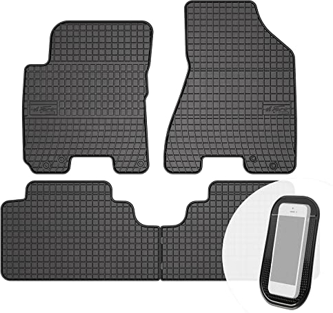 moto-MOLTICO Gummimatten Auto, 4-teiliges Set, Allwetter Gummi Fußmatten, Antirutsch & Wasserfest Autoteppiche - passend für Hyundai Tucson II ix35, Kia Sportage 3 III 2009-2015