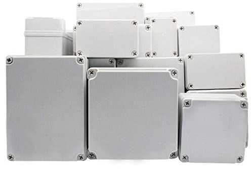 Supertool Project Box, ABS Plastic Cover IP67 Waterproof Electronic Junction Box for DIY Instrument (1 Piece), Light Grey (170 x 140 x 95mm)
