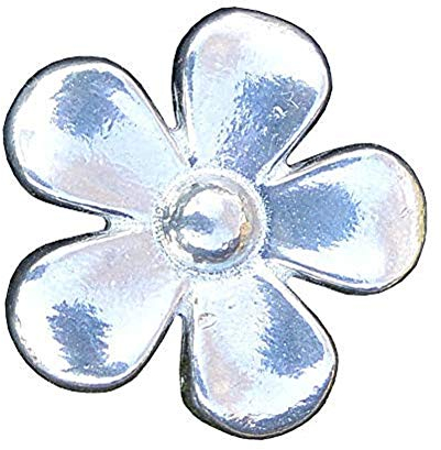 Les Etains de Jumilhac Broche Fleur, Faite Main en Étain, Fabrication Artisanale Francaise, par William Sturt, chez