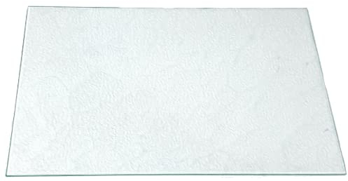 Kühlschrank Einlegeboden - Strukturglas Kathedral 4 mm – Glasplatte, eckige Ecken, alle Maße lieferbar (89,96 EUR/qm) - 495 mm x 280 mm