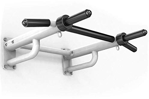 RONGJJ Multifunktions-Klimmzugstangen, Sichere rutschfeste Horizontale Türstange Mit Abnehmbarem Griff 108-140CM, White