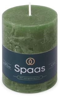 Spaas Rustikale Stumpenkerze 70/95 mm 35St. - dunkelgrün