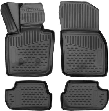OMAC Gummimatten Fußmatten kompatibel mit Mini Cabriolet F55 F56 F57 2014-2024 TPE 4X