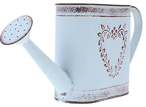Macetero Antiguo Jarras De Metal Decorativas Regadera Shabby Chic Lata De Leche Rústica Regadera De Hierro Maceta De Barril De Hierro De Metal Florero Planchar Francia Flores Secas