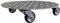 Pflanzenroller AluRiffelblech Rund -280 bis280kg Blumenroller Untersetzer Indoor Outdoor (Riffel2,5/4-280-Ø300)