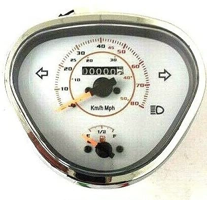 Tacho 50 ccm Tachometer F8 & F7 Modell Tachoeinheit Cockpit Motorroller Znen Roller Scooter
