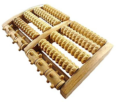 1 rouleau de massage en bois pour pieds - Massage et réflexologie - Soulagement de la fasciite plantaire