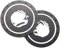 PSL Car Cup Holder Insert Anti-Dust Non-Slip Rubber Coaster Mats Compatible with Vaux Hall Model Cars 2 pcs