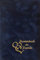 Stammbuchverlag Stammbuch Herzen, dunkelblau, Velours, Herzprägung Gold, Stammbuchformat