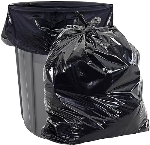 100 x Heavy Duty Refuse Sacks Super Strong Bulk Large Recycled Refuse Bags Kitchen Bin Liners All-Purpose Bin Bags 100L