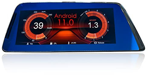 MOOKAKA Android 11 Autoradio 2 din GPS Navigation für BMW 5 Series E60 E61 2003-2010 Multimedia Player Auto Stereo Wireless Carplay DSP 12.3 Zoll Kopfeinheit Blauer Touchscreen HD1080P
