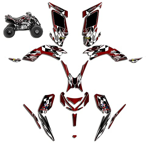 ENARUI Dekor Aufkleber Decals Graphics Kompatibel mit Yamaha Raptor 700r 2013 2014 2015 2016 2017 2018 2019 2020