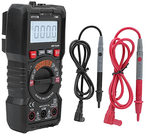 Multimetri Digitali Accuratamente Ht113b, Misura Tensione Corrente Amp Resistenza Capacità Test, Multimetro Portatile (HT113B)
