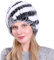 ISAKEN Damen Fellmütze Pelzmütze Faux Fuchs Warm Weich Pelz Mütze Herbst Winter Plüschmütze Eleganter Kunstfell Strickmütze Beanie Mütze Wintermütze Für Frauen Für Zuhause Reisen Skiwandern