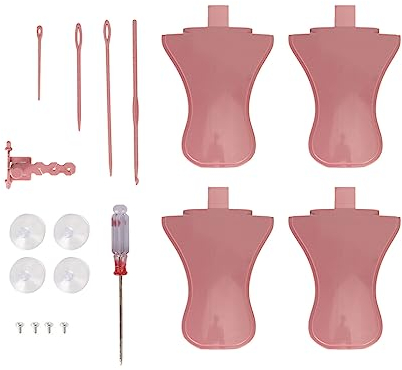 Strickmaschinen-Zubehör für Sentro 22 40 48 für Jamit, Strickmaschinen-Adapter-Set, Kunststoff-Ersatz-Rundwebstuhl-Maschinenaufsätze