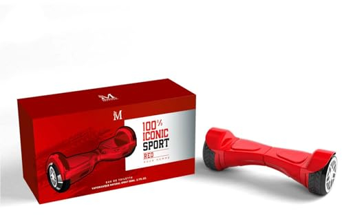 MONTAGE-Profumo Uomo Eau de TOILETTE 100% ICON SPORT RED POUR HOMME Flacone da 80ML