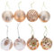 IMIKEYA Weihnachtsbedarf 8 Stück Weihnachtskugeln Christbaumkugeln Weihnachtsschmuck Rot Und Gold Weihnachtsschmuck Schwarze Dekorationen Rote Anzüge Weihnachtskugeln Zum Aufhängen Bulk