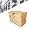 Gguwug 110 * 80 * 60 Climatiseur Mural Aluminium Composite Protection de unité extérieur pour Organisateur Étanche,Facile À Assembler cache poubelle exterieur cloture aluminium cache pompe a chaleur