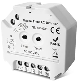 Zigbee Dimmer Interruttore a pulsante 220v 2.4G Dimmer di controllo remoto Smart Home Wifi 230V 110V AC Triac Dimmer for lampadine a LED
