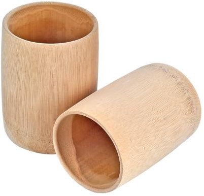 2 tazas de té de madera sin pintar, taza de té de bambú natural sin terminar, taza de café, taza de vino, taza de camping, tazas de café de viaje, tazas de café artesanales, taza de regalo al aire