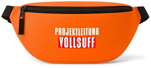 Projektleitung Vollsuff - Bauchtasche - Bauchtasche | Malle | Party | Urlaub | lustige Sprüche | Festival | Umhängetasche | Orange