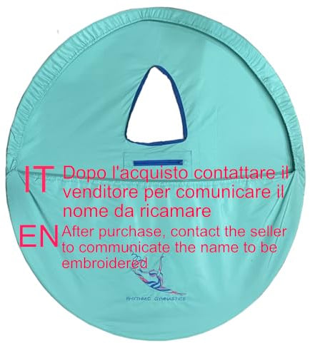 danza più Sacca Ginnastica portattrezzi (peppermint + nome)