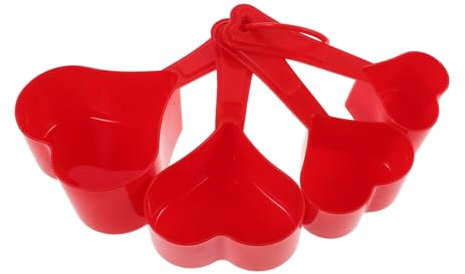 KOCKSHION Medidoras Forma De Corazón Para Hornear y Cocinar Cuchara Medidora Multiusos De Para Uso Diario Cocina