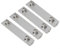 Lot De 4 Connecteurs De Rail En Aluminium Pour Panneau Solaire - Supports De Montage Réglables Pour Un Assemblage Efficace - 0 À 1 Cm De Largeur