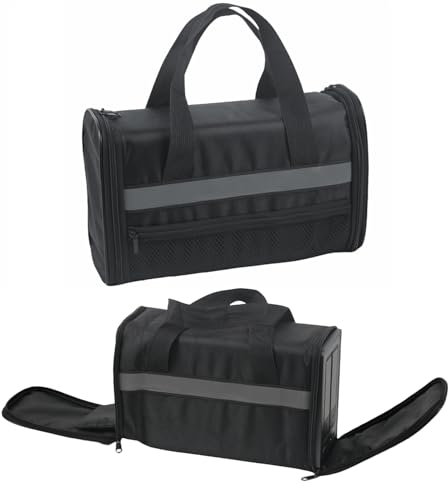 AF-WAN Custodia per UGREEN NASync DXP2800 2-Bay Desktop NAS 1680D robusto tessuto Oxford accesso laterale, design ventilato con tasche per hard disk e cavi
