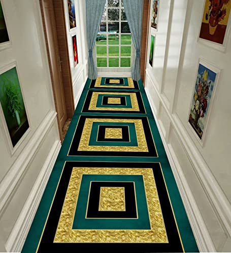 AZMANI Rutschfester Läufer für Flur und Küche, Schlafzimmer, Badezimmer, mehrere Längen 100-600 cm, maschinenwaschbar,1m x 3m