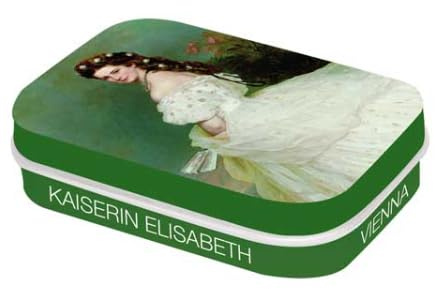 DekoNo7 Blechdose 6 x 4 cm Vienna Sissi Kaiserin Elisabeth Austria