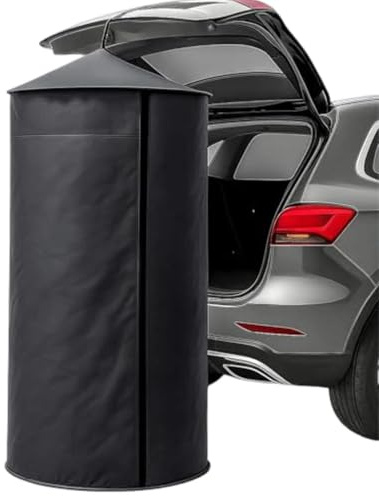 Tenda Spogliatoio Portatile con Ventose e Impermeabile Istantaneo | Spogliatoio per Portellone Auto all'Esterno per Campeggio Interno/Esterno, Picnic, Trekking, Doccia, Pesca, Viaggio in Auto,